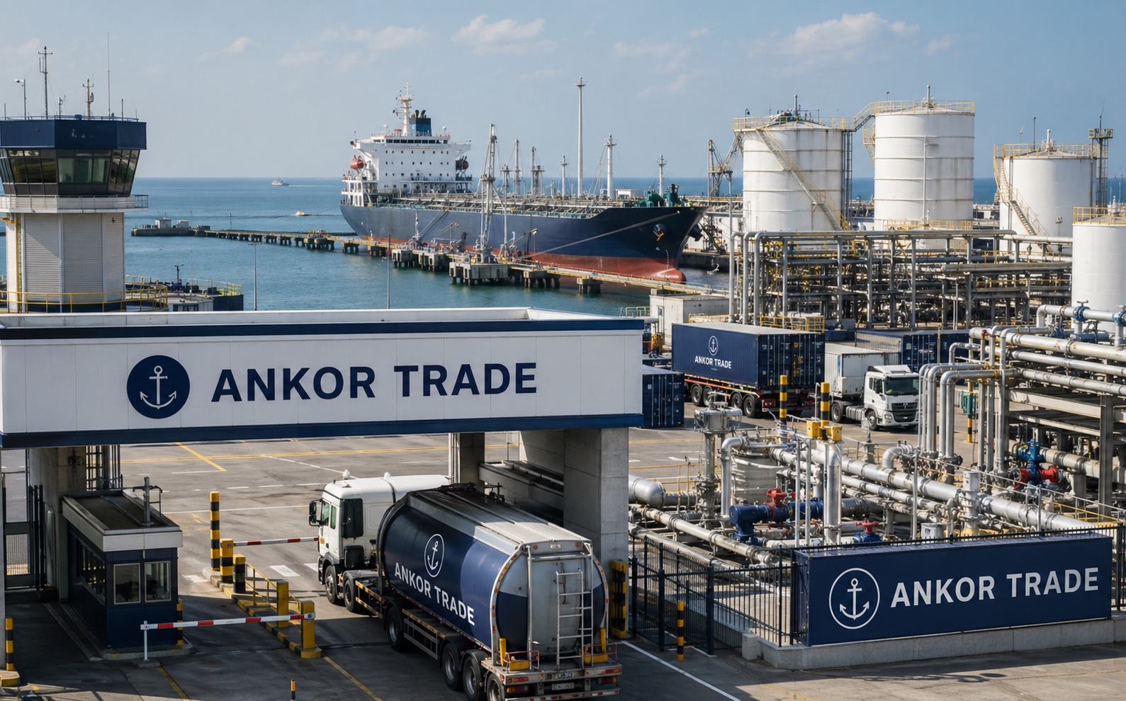 ANKOR TRADE port route network